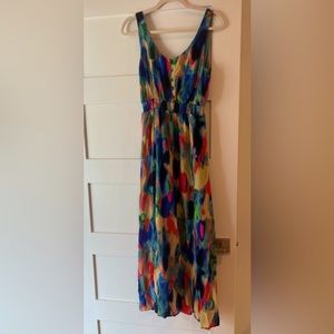 Anthropologie Maeve Aloisia Silk Dress. Size 4.